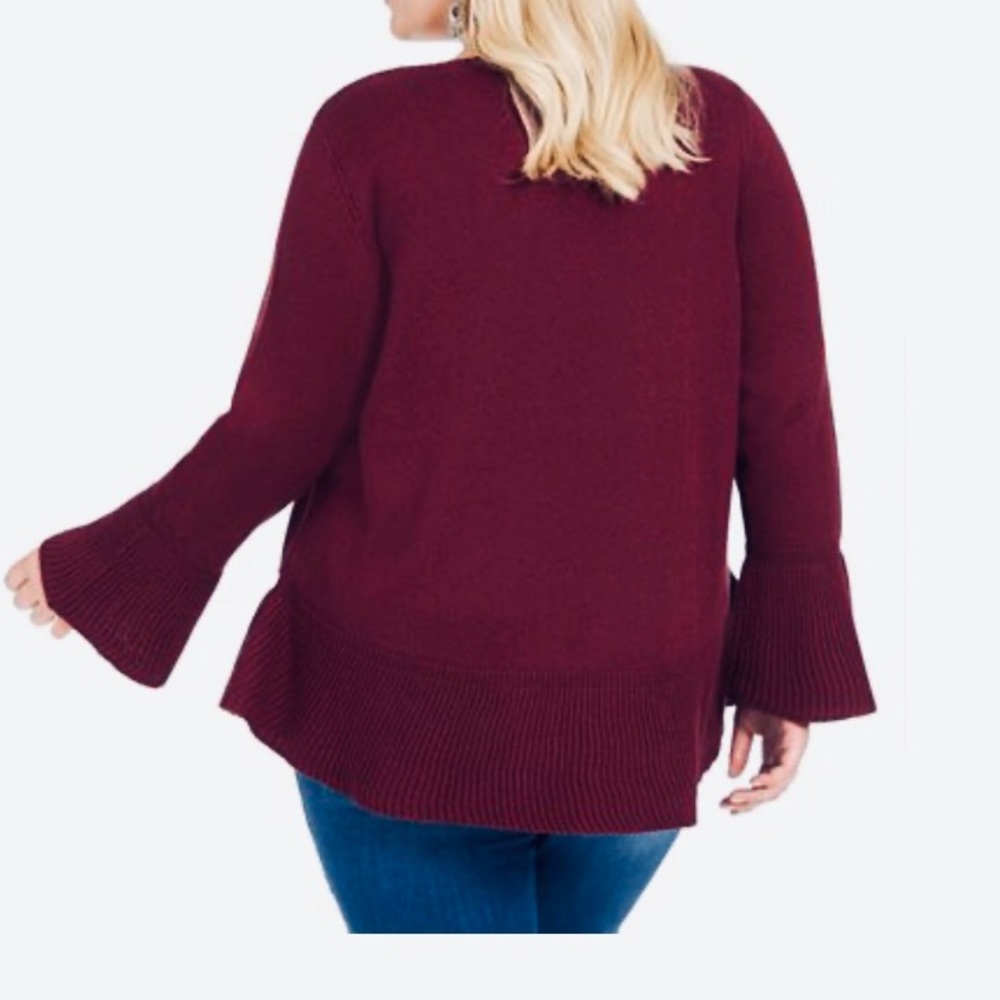 STYLE & CO PLUS SIZE RUFFLE SWEATER - Picture 2 of 11
